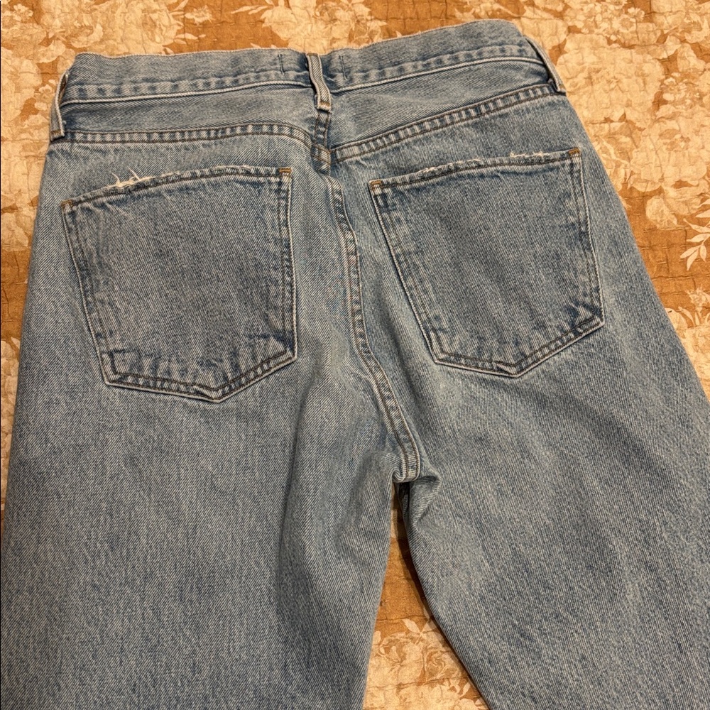 Agolde Cherie High Rise Straight Jeans in Merit Sz 27 / 4 - Picture 9 of 16